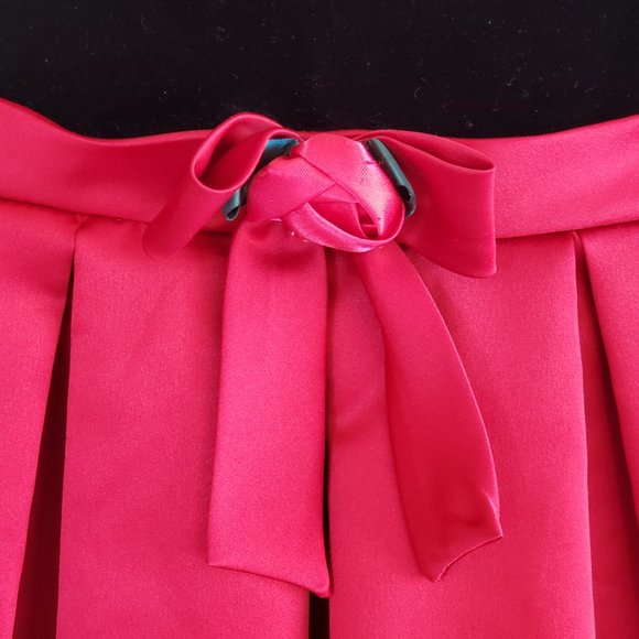 Dollie & Me Black Red Fancy Party Flared Swing Dress Girls 6 Lined Long Sleeve - Picture 7 of 9